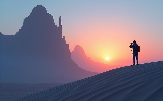 Fotografía de paisajes desérticos